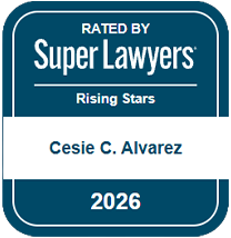 Rated by Super Lawyers | Rising Stars | Cesie C. Alvarez | 2026